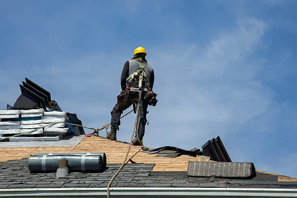 Professional Gutter Installation technician working in Salley, SC